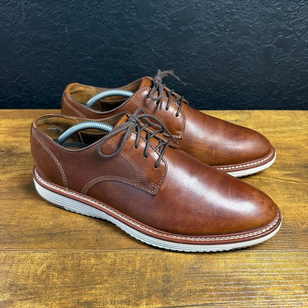 Johnston & Murphy XC4 Prentiss 20-3520 Brown Leather Oxford Mens 10.5M